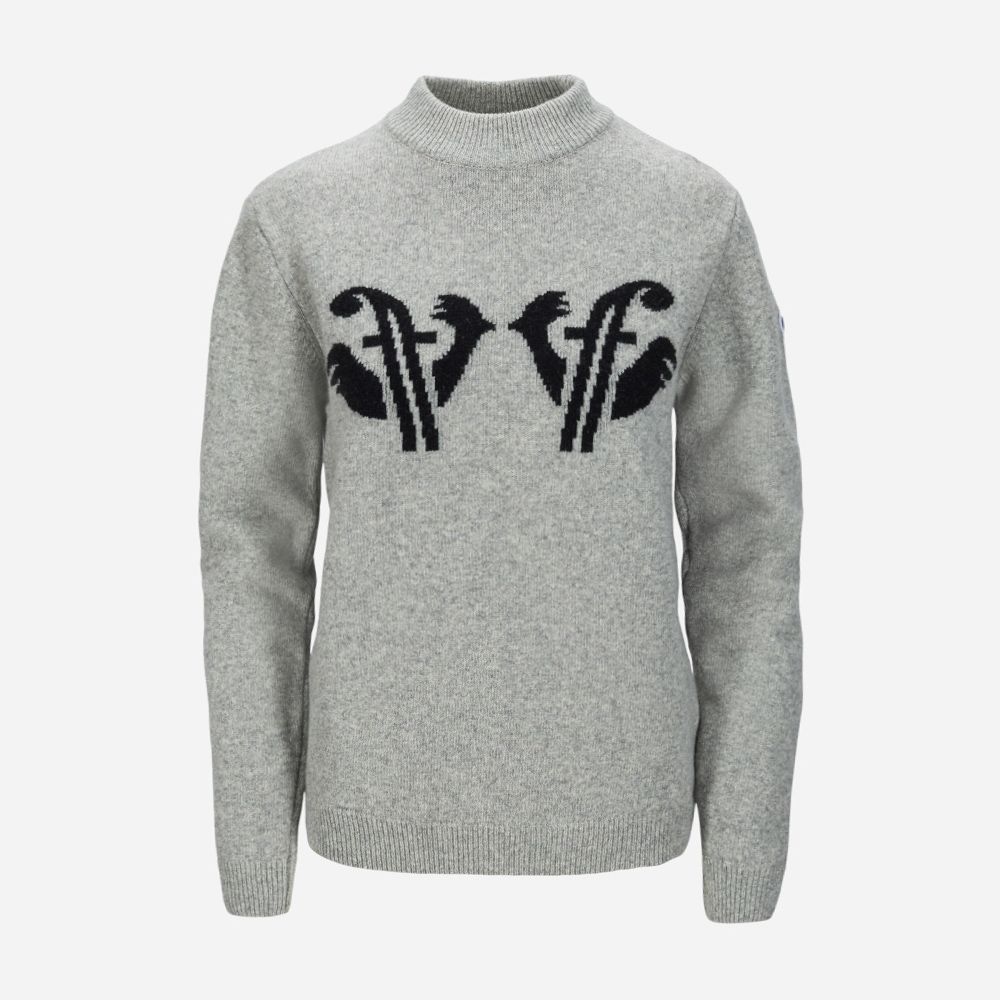 Raul M Knit Sweat Souris/Noir