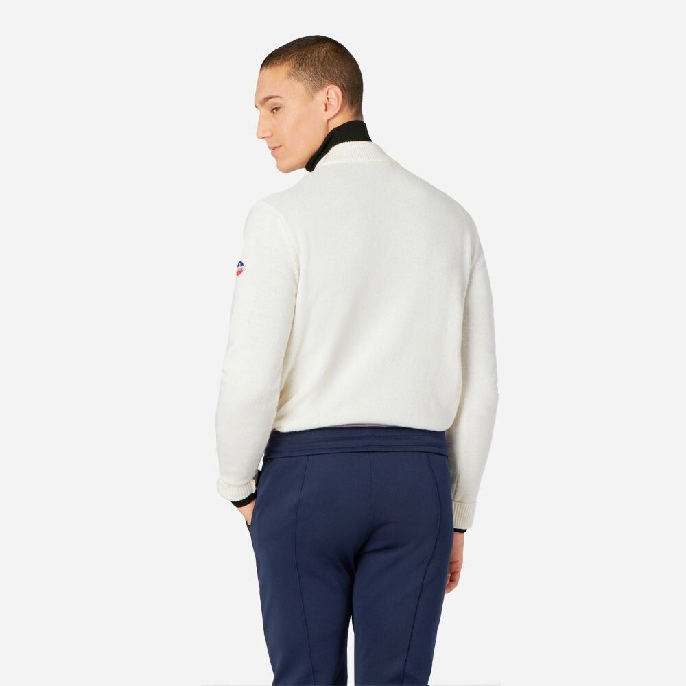 Raul M Knit Sweat Neige/Marin