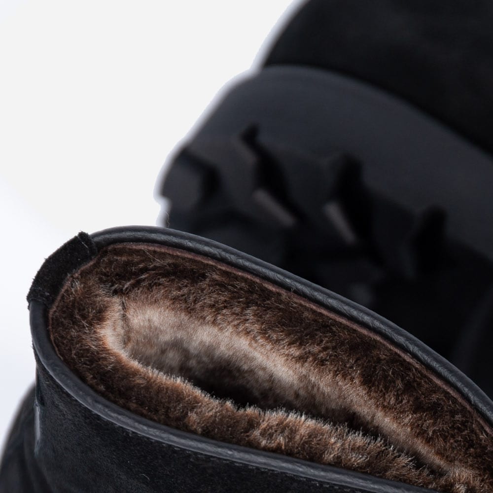 Apres Ski Black Suede