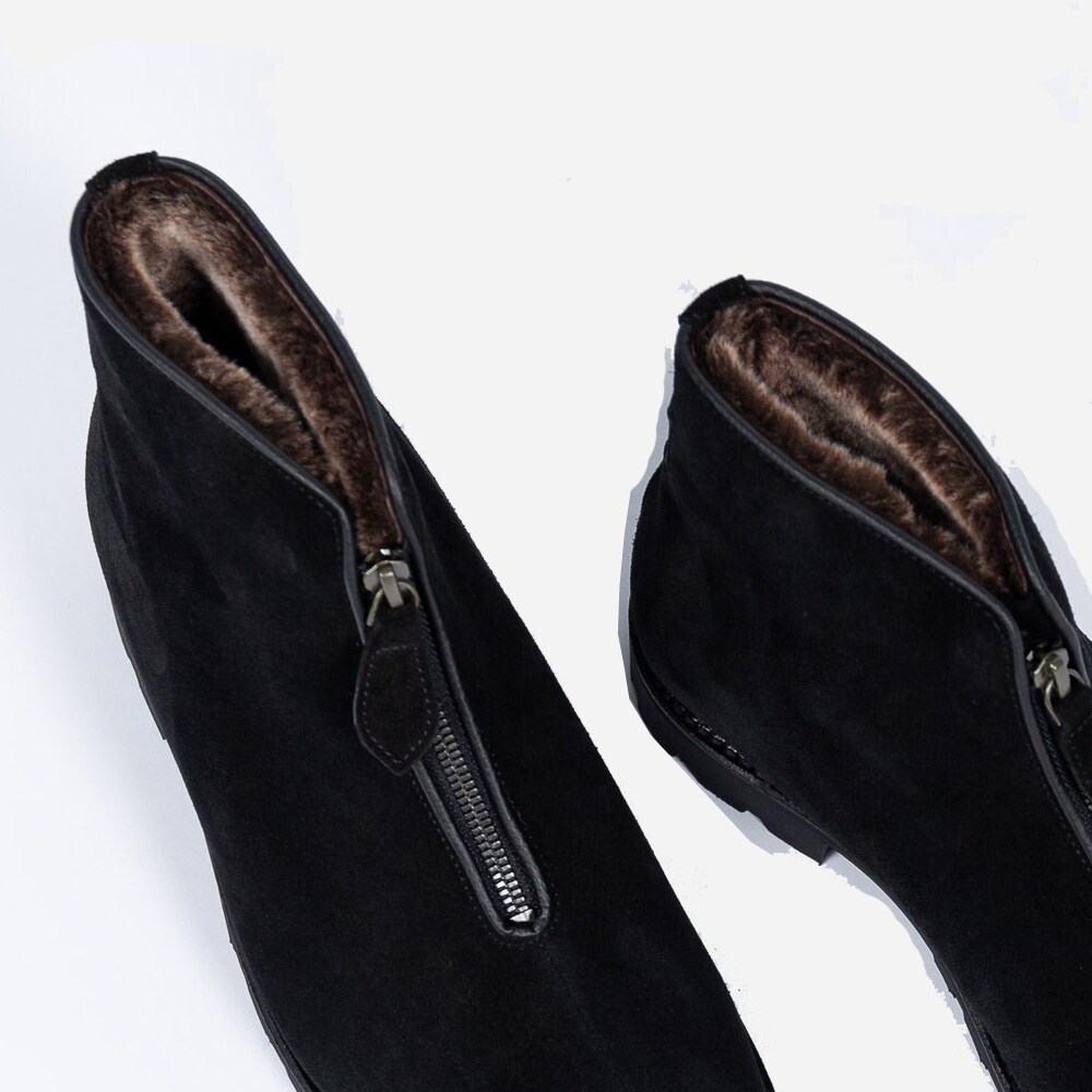 Apres Ski Black Suede