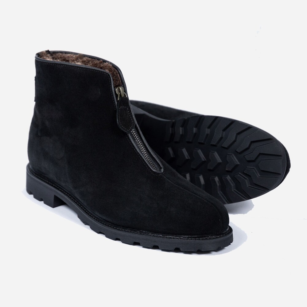Apres Ski Black Suede