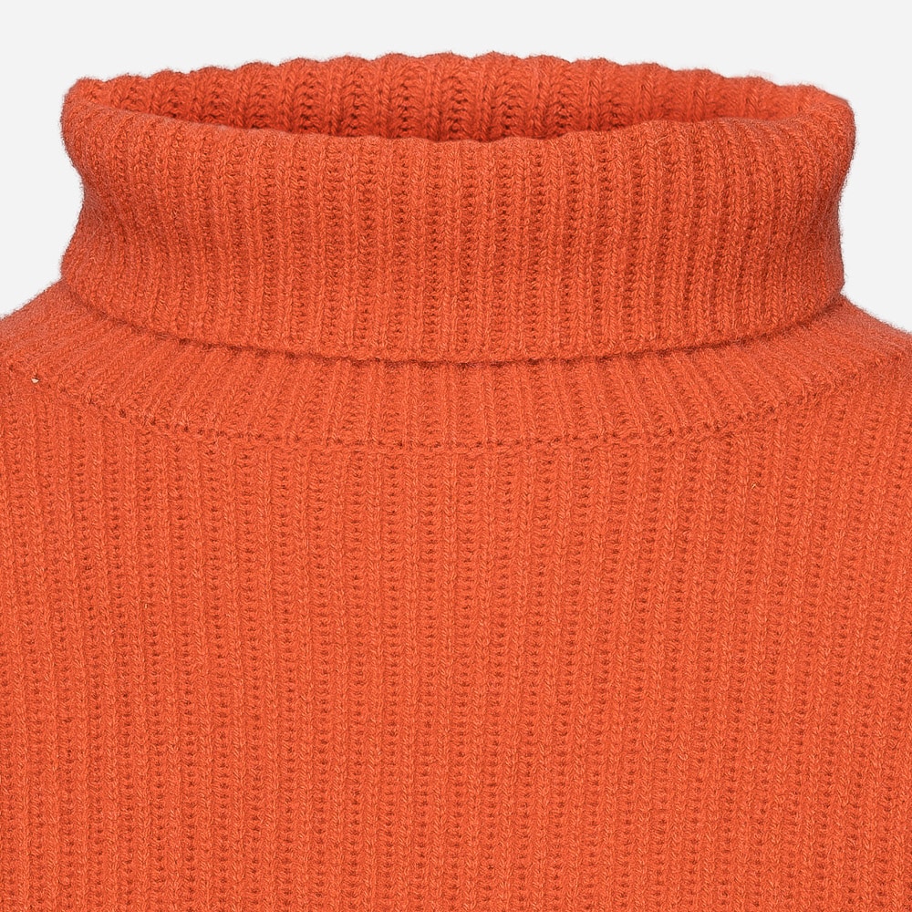 High Neck Rib 384 Orange