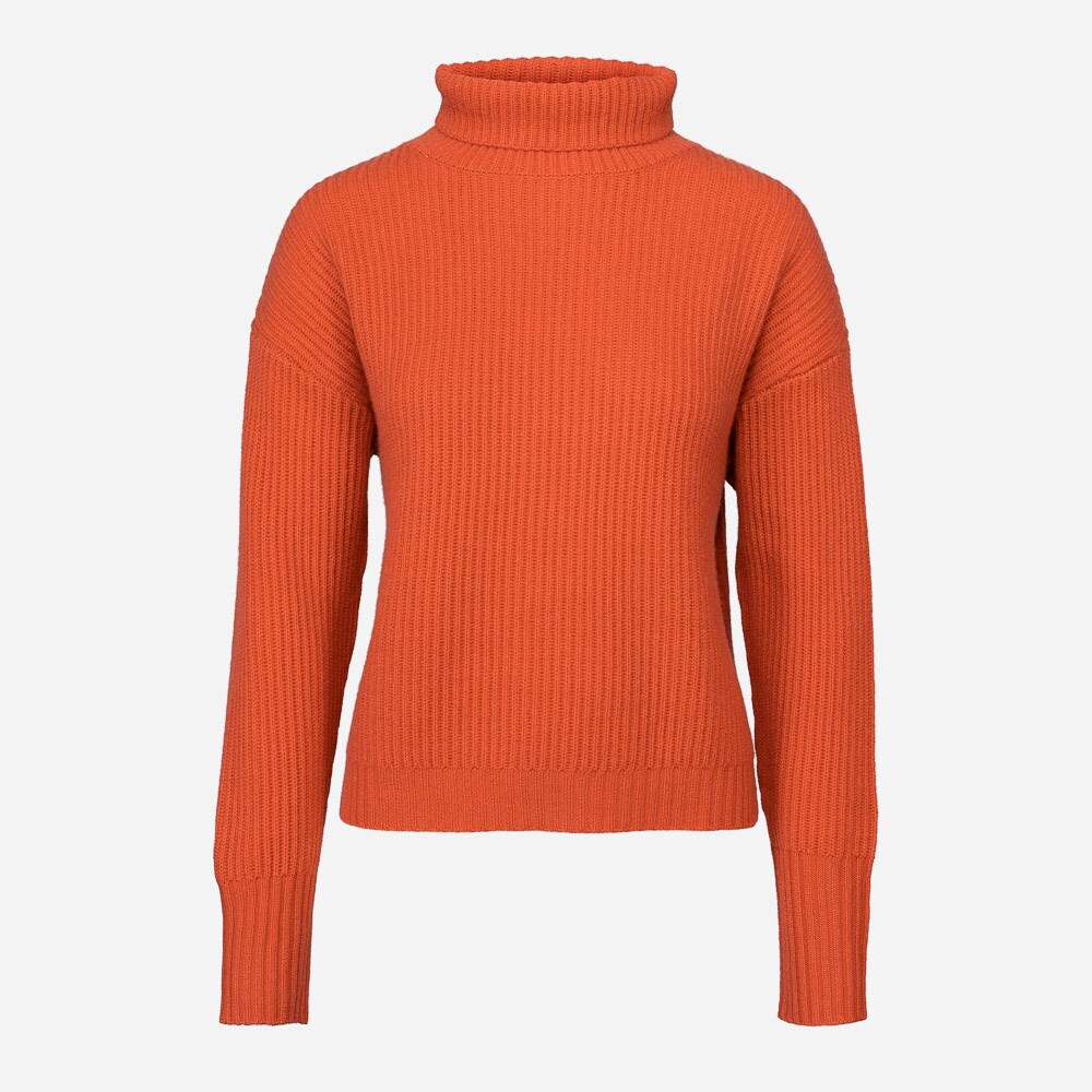 High Neck Rib 384 Orange