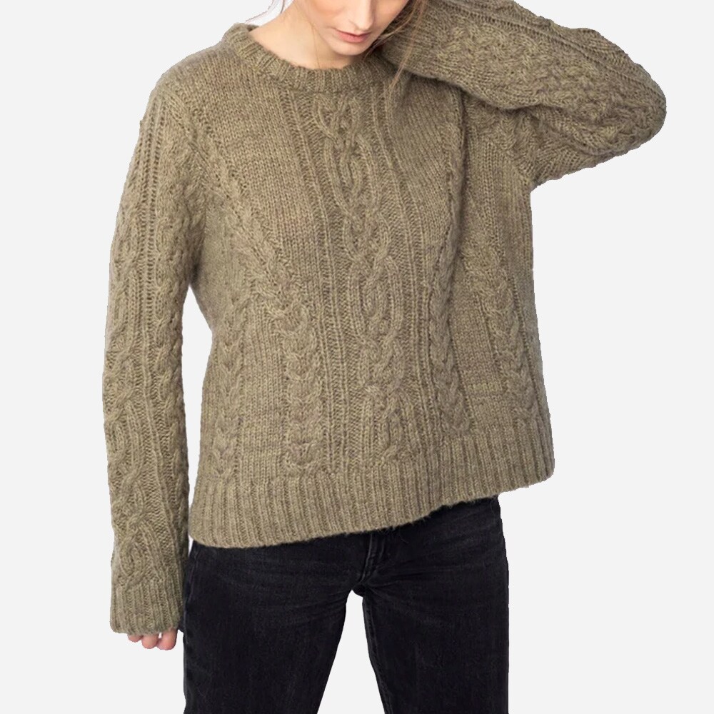 Aurelia Knit Olive Melange