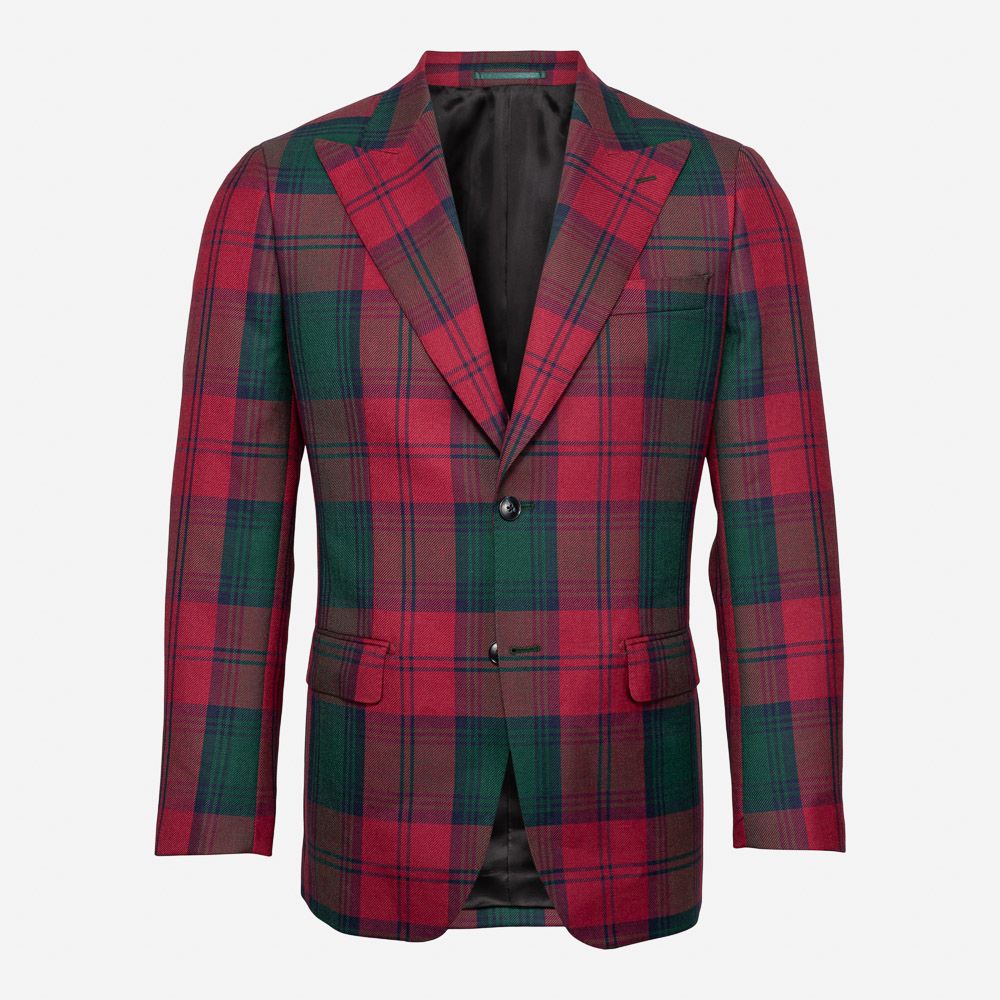 Check Blazer - Red