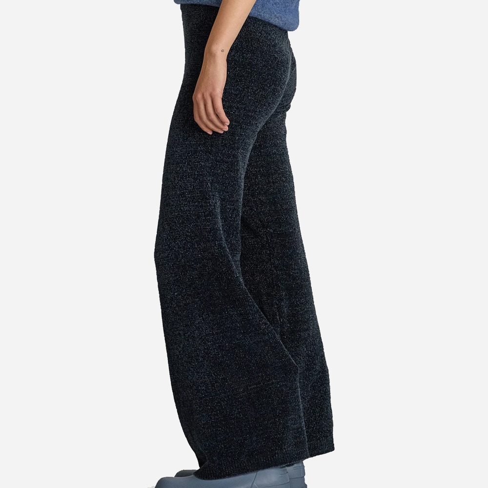 Dahlia Chenille Trouser Dk Blue