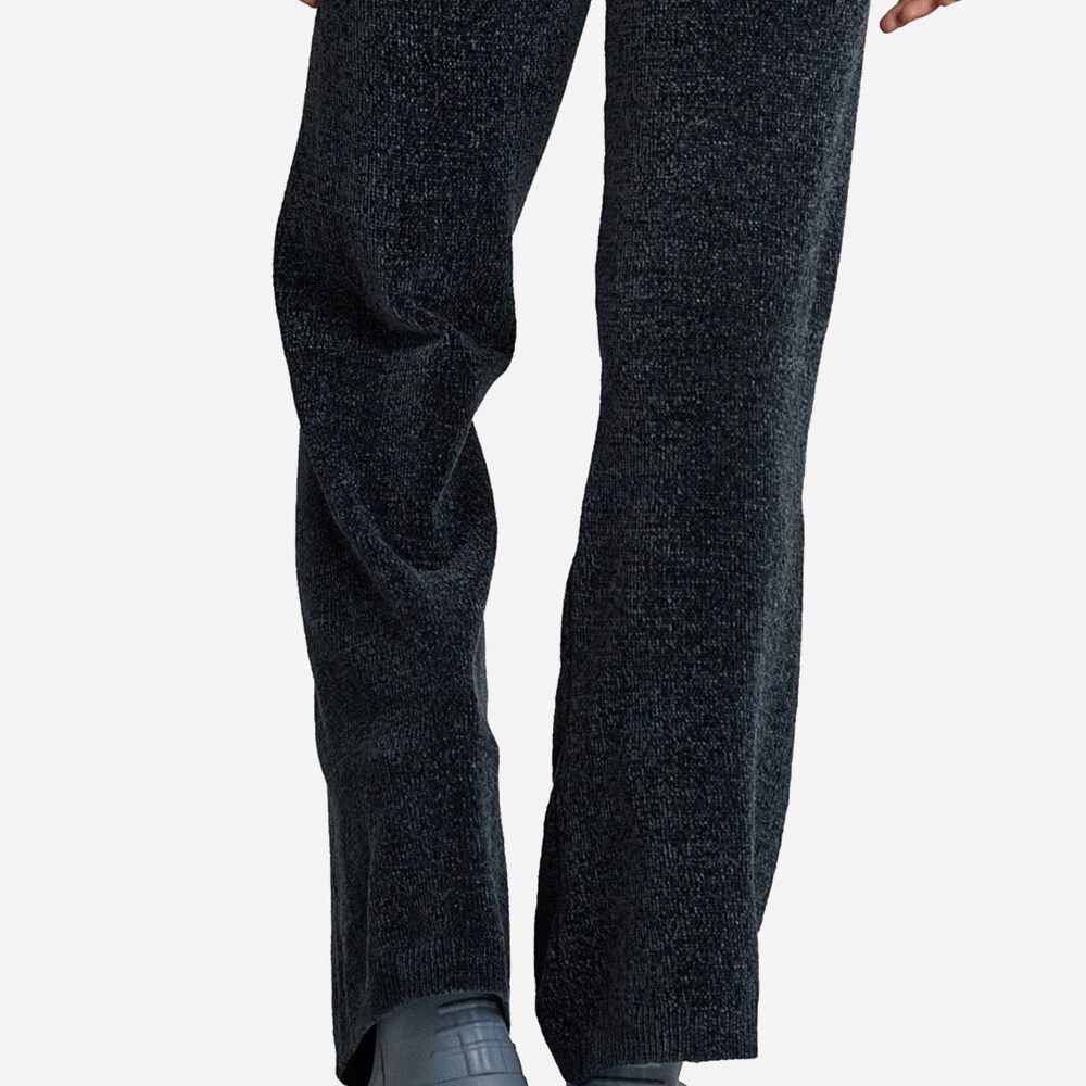 Dahlia Chenille Trouser Dk Blue