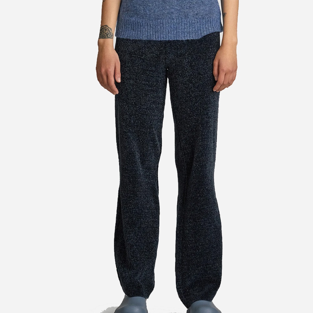 Dahlia Chenille Trouser Dk Blue