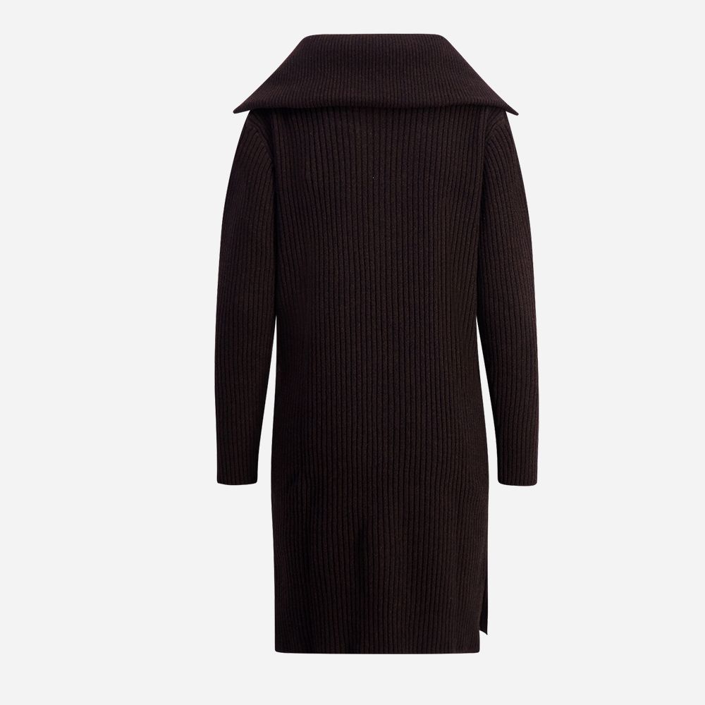Float Knit Dress - Dk Brown