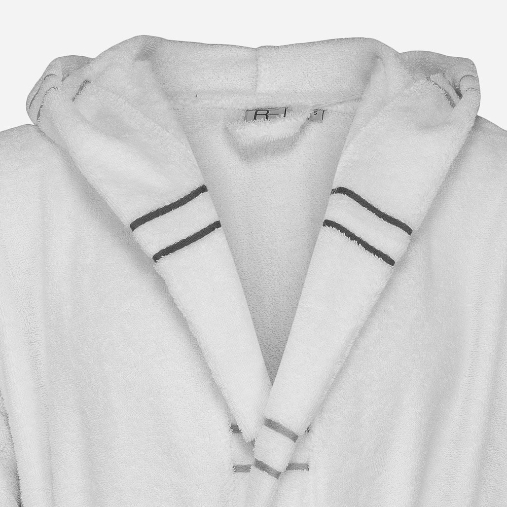 Terry Robe Hood White