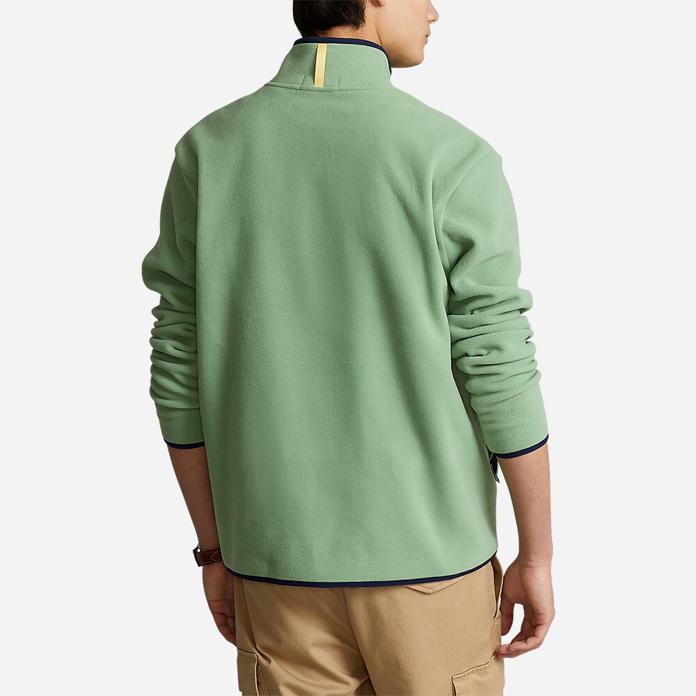 Lsmockm1-Long Sleeve-Pullover Green