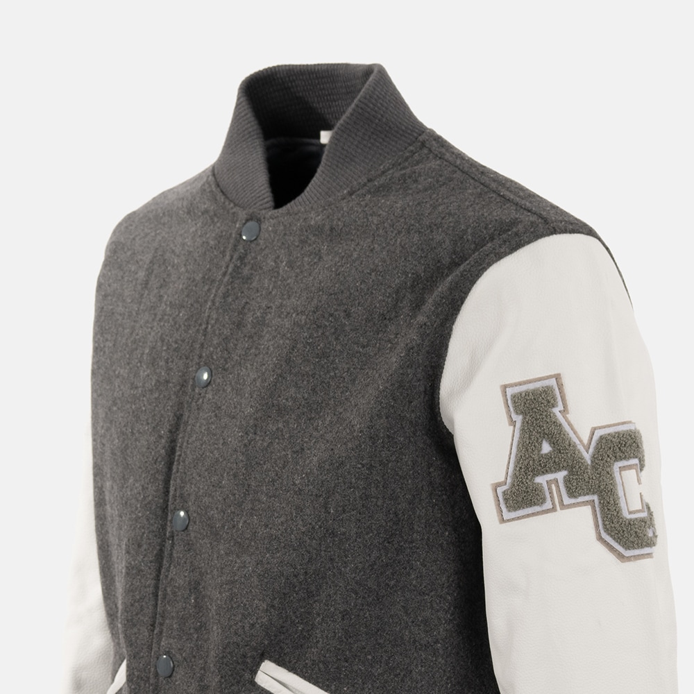 Varsity Jkt Basic Light Grey