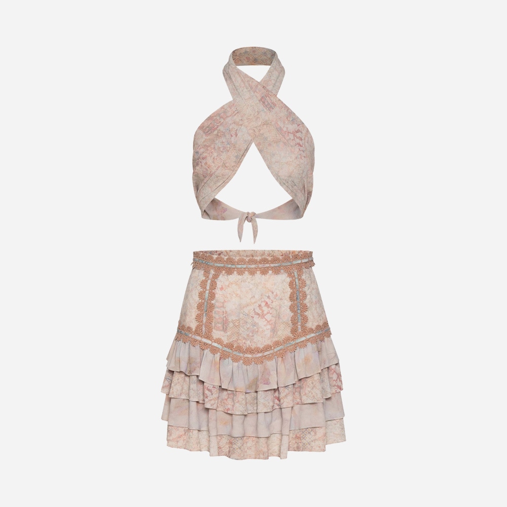 Azelea Skirt Set Mozaic