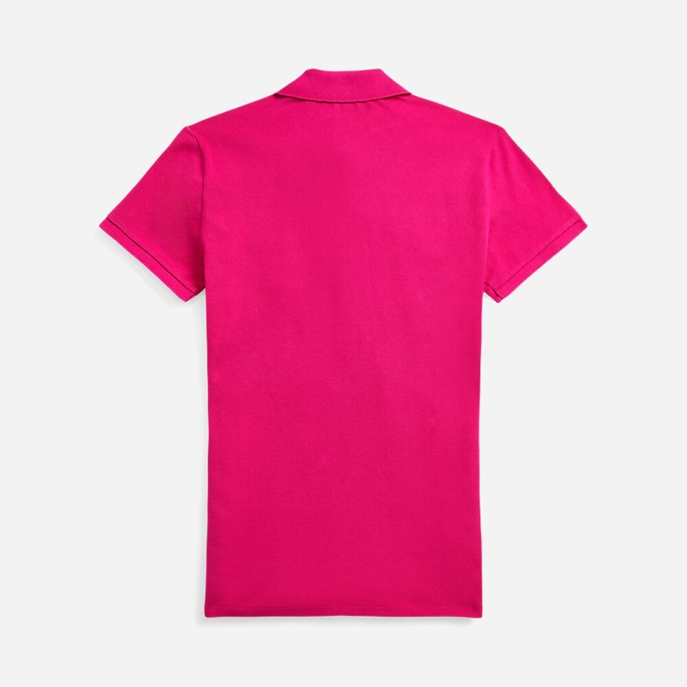 Julie Polo-Slim-Short Sleeve-Polo Shirt Aruba Pink/C6315