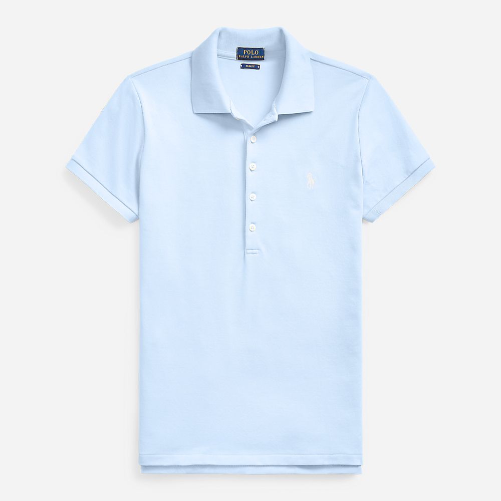 Julie Polo-Slim-Short Sleeve-Polo Shirt Elite Blue/C1750