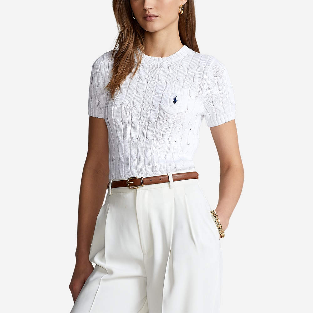 Pkt Tee-Short Sleeve-Sweater White