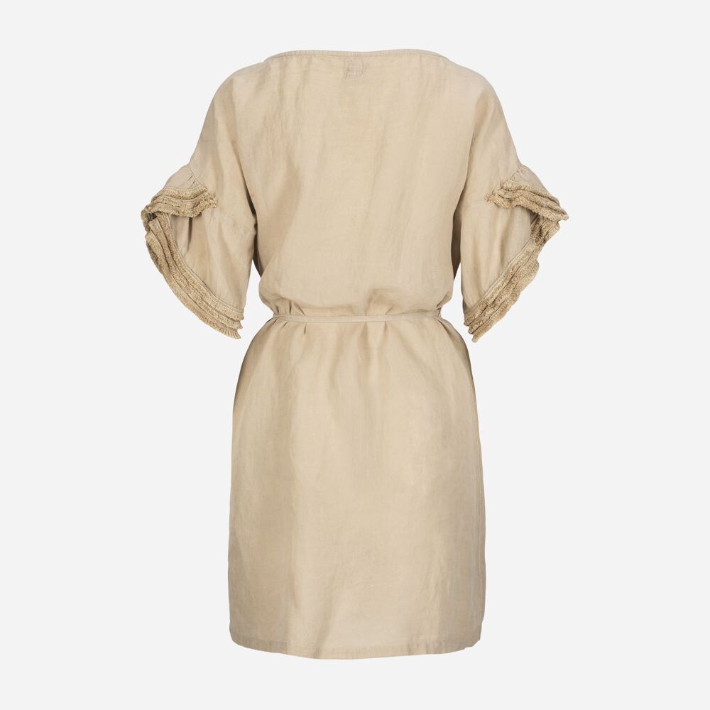 Dress With Belt Vo90 Nut