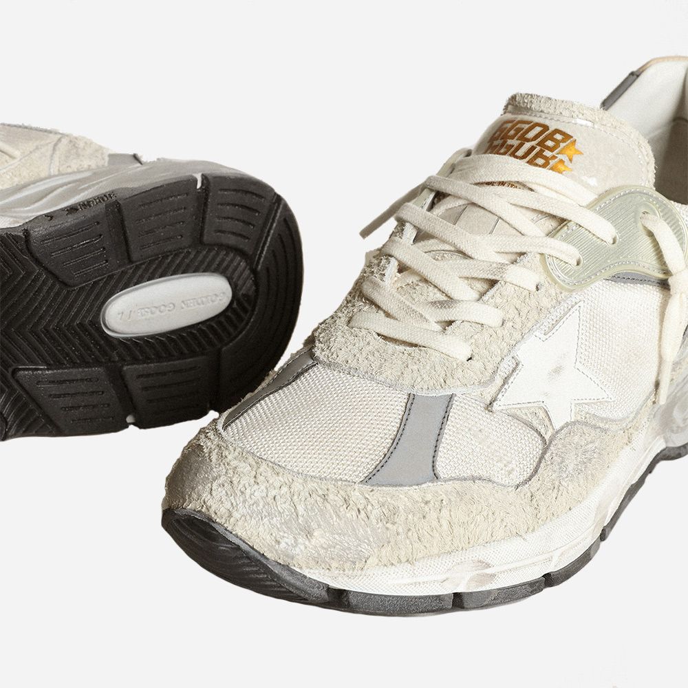 Running Dad Suede White/Silver