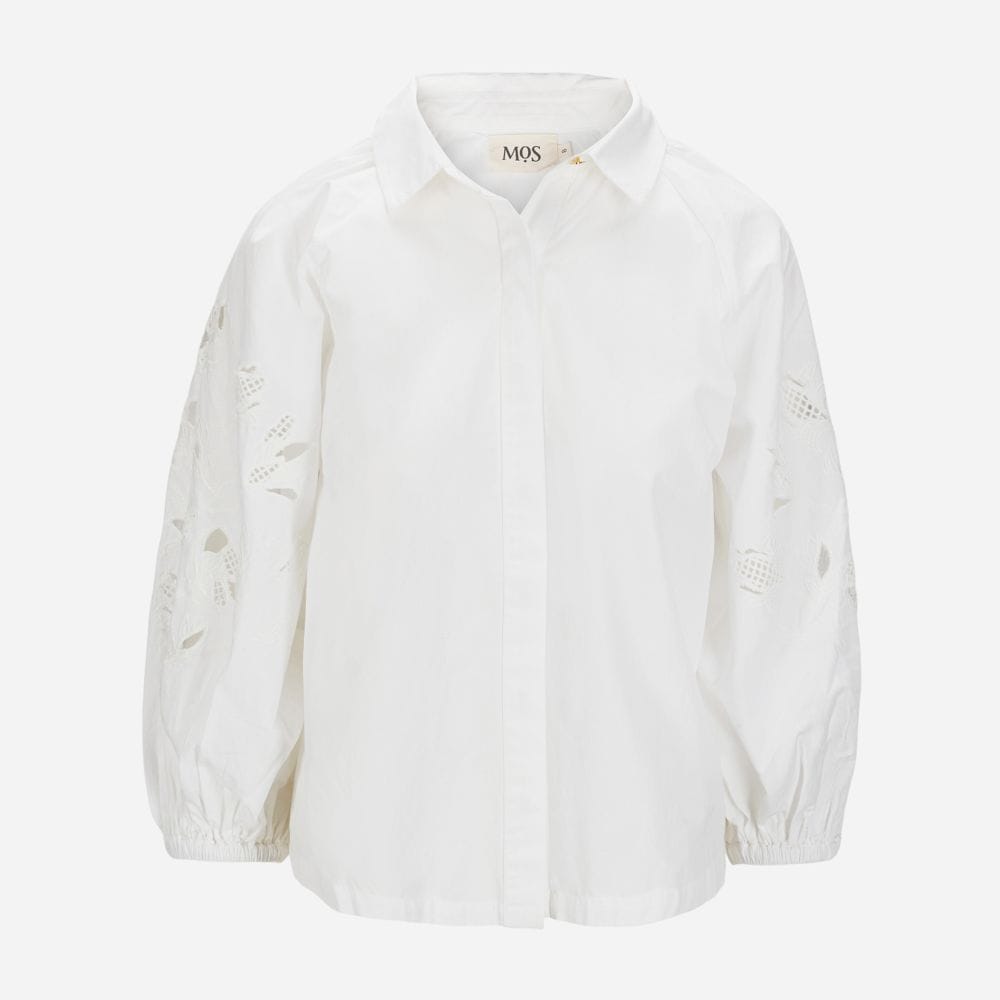 Wild Bloom Embrodery Blouse Ivory