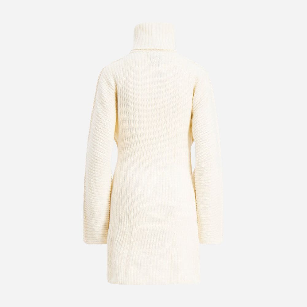 Echo Knit Dress Ecru
