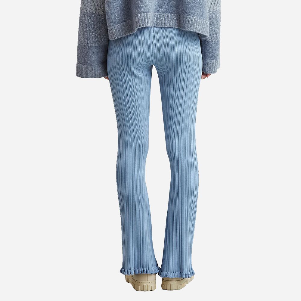 Dahlie Knit Trouser Mid Blue