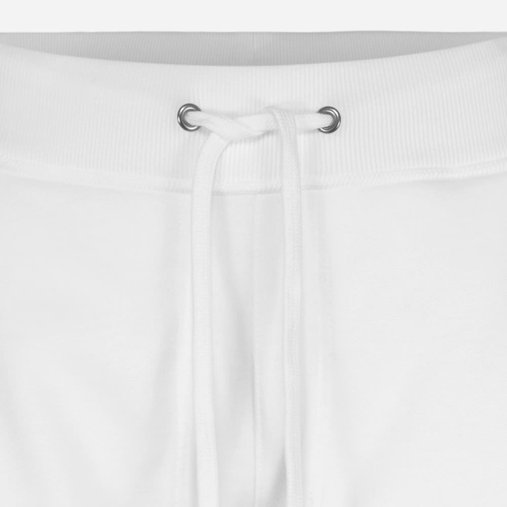 Fleece Trousers Turn-Up - White