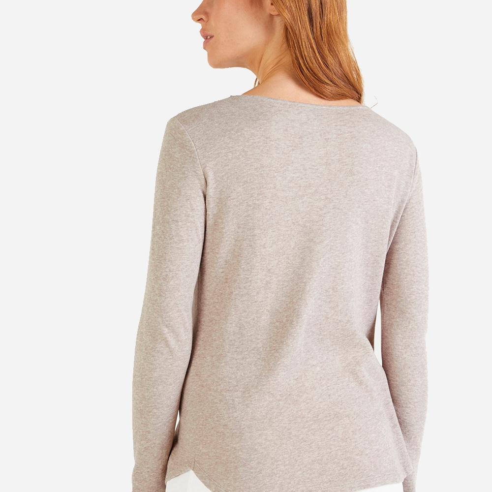 Cash.Mix Sweater Basic Beige Melange