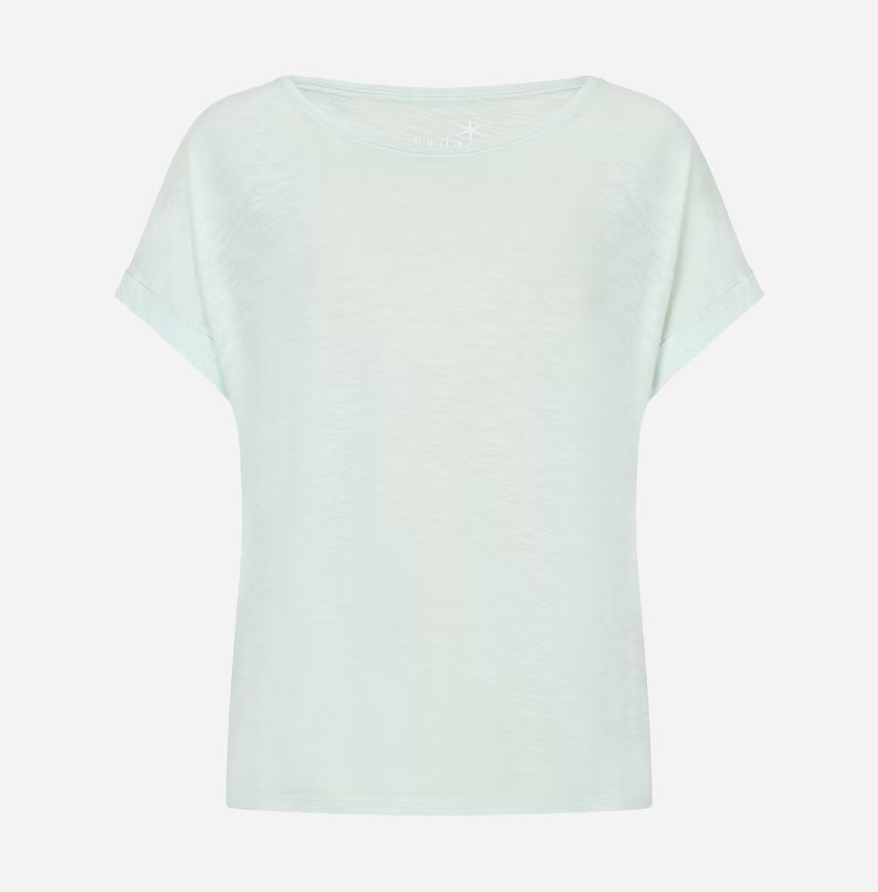 Co Slub Boxy Shirt Water Lily