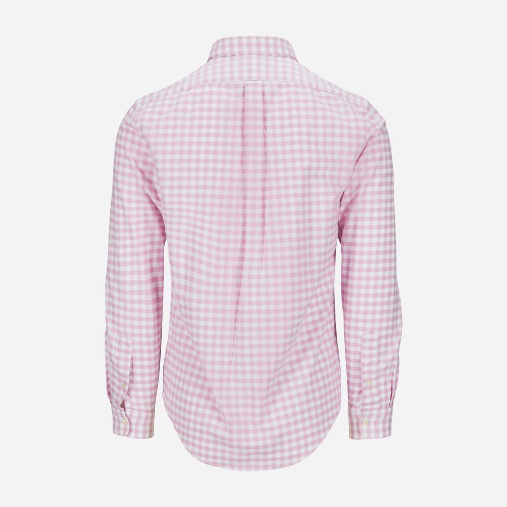Slbdppcs-Long Sleeve-Sport Shirt 5529b New Rose/White
