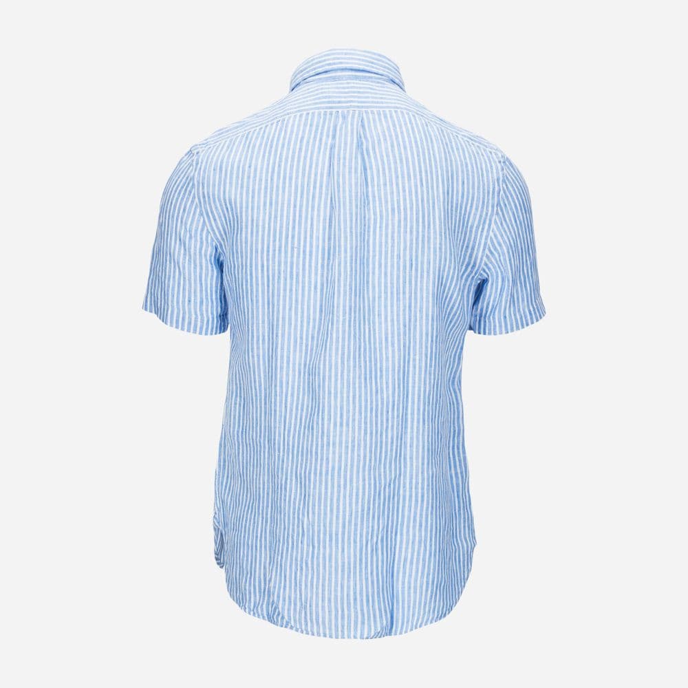 Slhbdppcs-Short Sleeve-Sport Shirt 5137a Blue/White