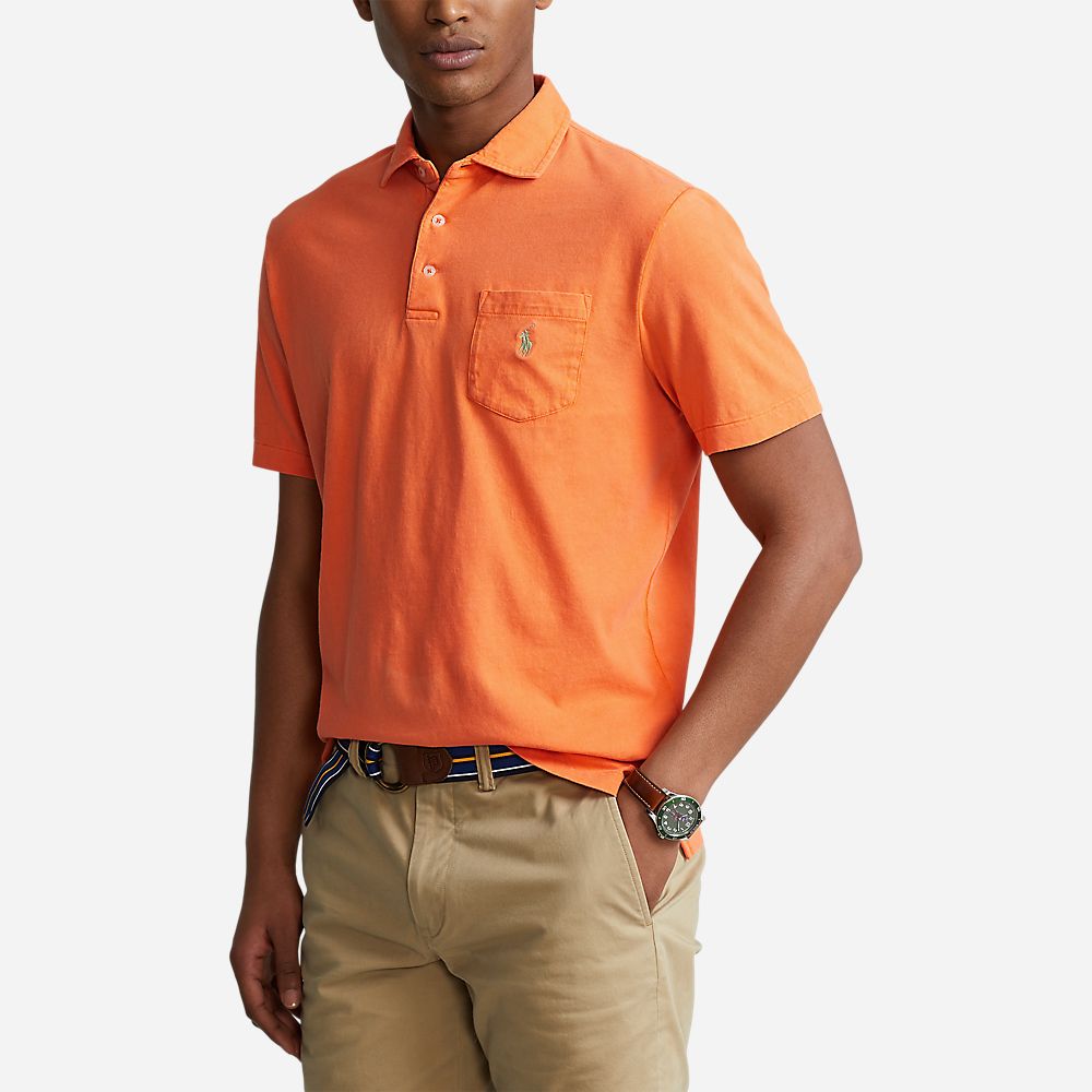 Sscspktclsm5-Short Sleeve-Polo Shirt May Orange
