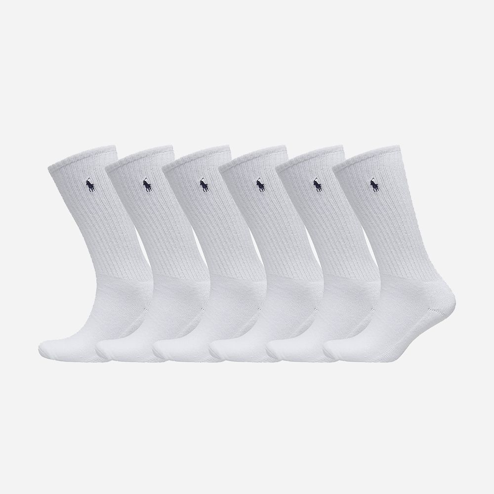 6pk Cr Pp-Crew-6 Pack White