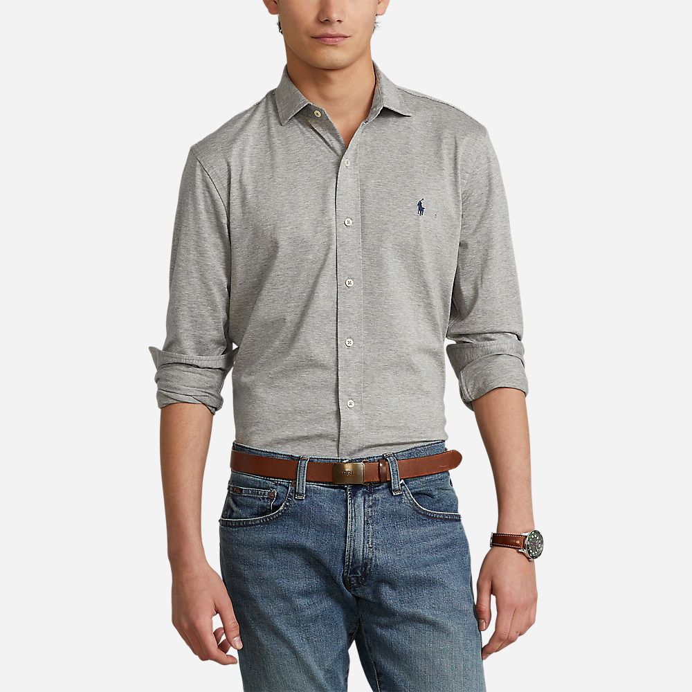 Estppcs-Long Sleeve-Sport Shirt Andover Heather
