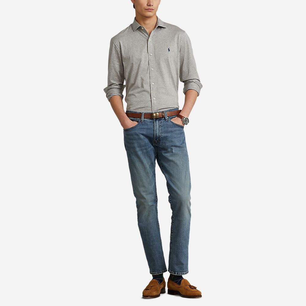 Estppcs-Long Sleeve-Sport Shirt Andover Heather