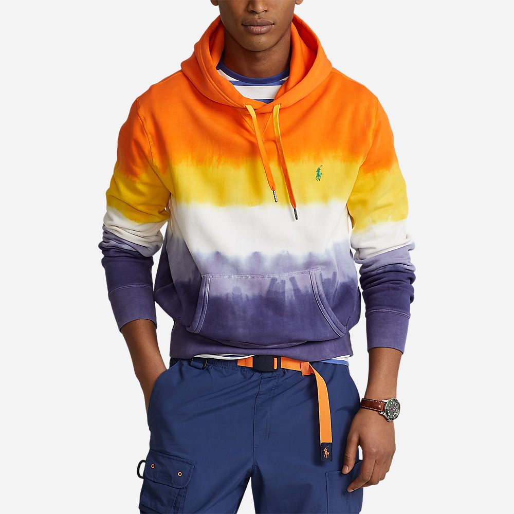 Lspohoodm12-Long Sleeve-Sweatshirt Bright Signal Orange Multi