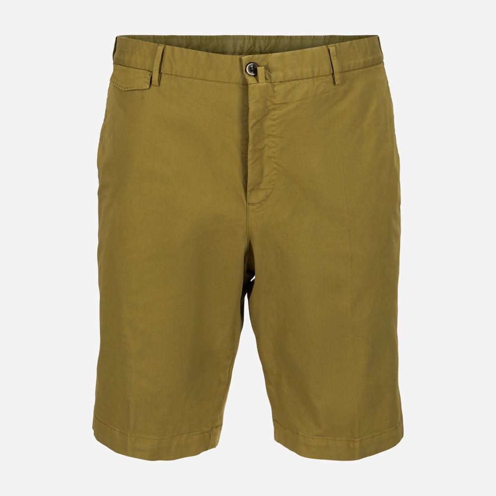 Gabardine Shorts - Verde Sabbia