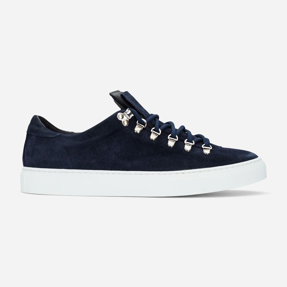 Marostica Low Navy Suede