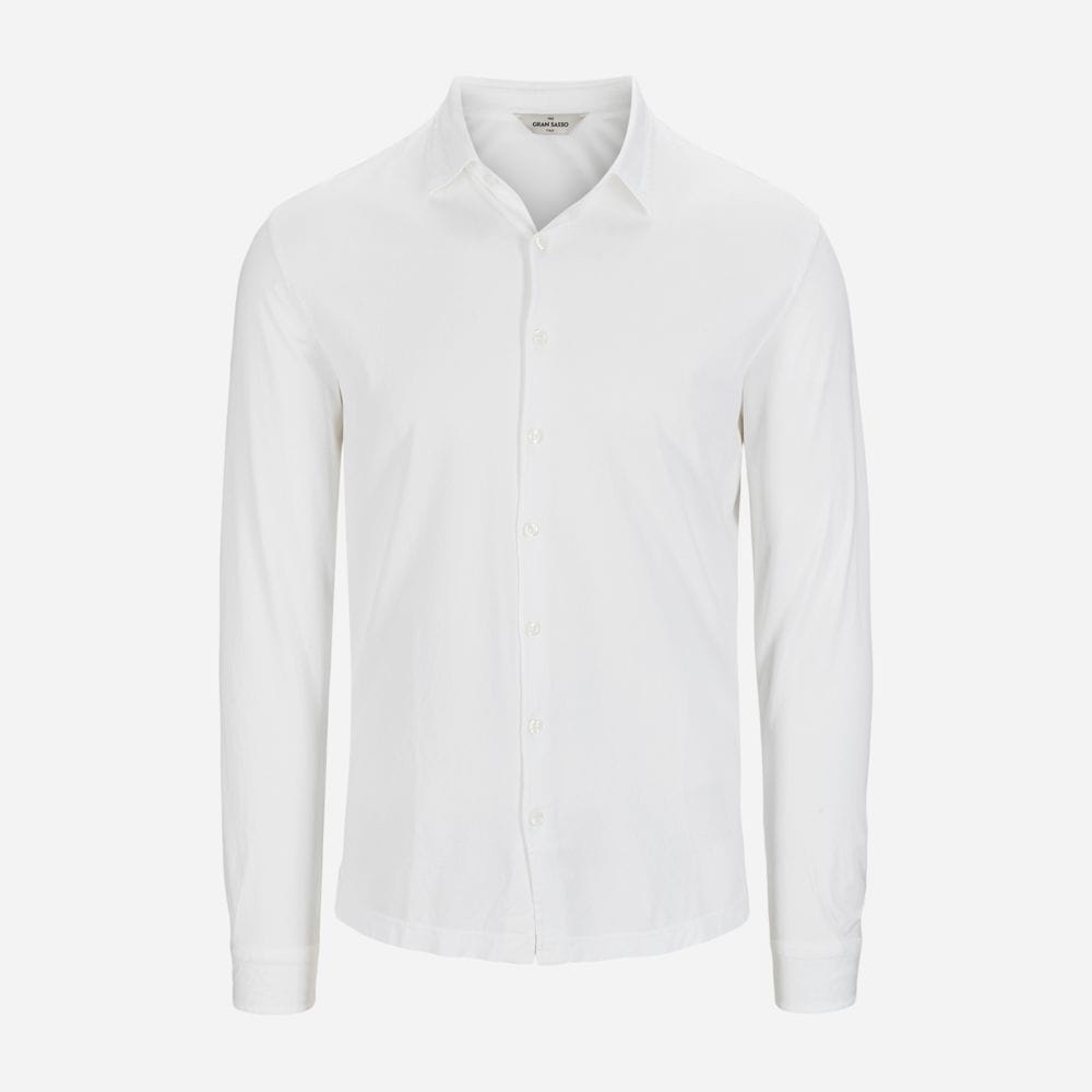 Shirt Ls Nature Stretch 001 White
