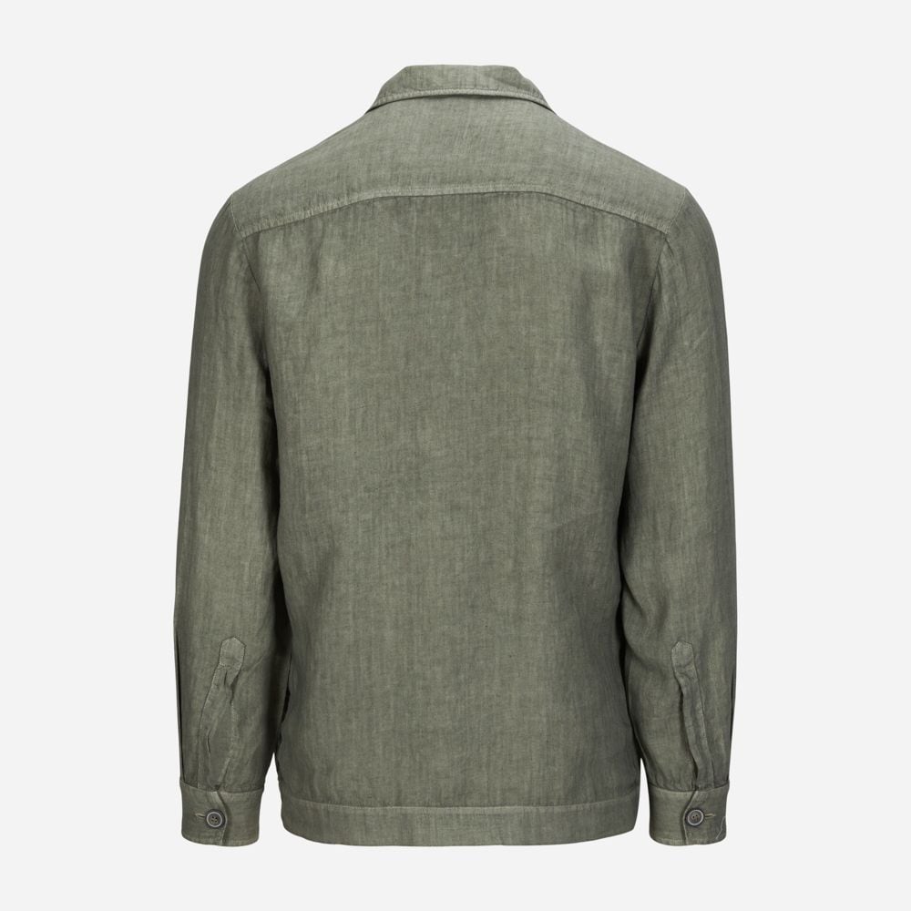 Shirt Jacket Linen Green