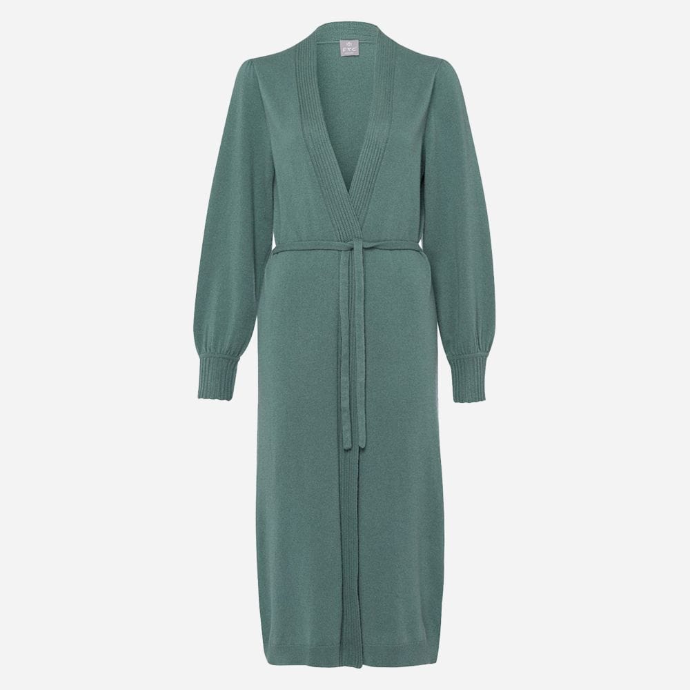 Cardigan Long River Green