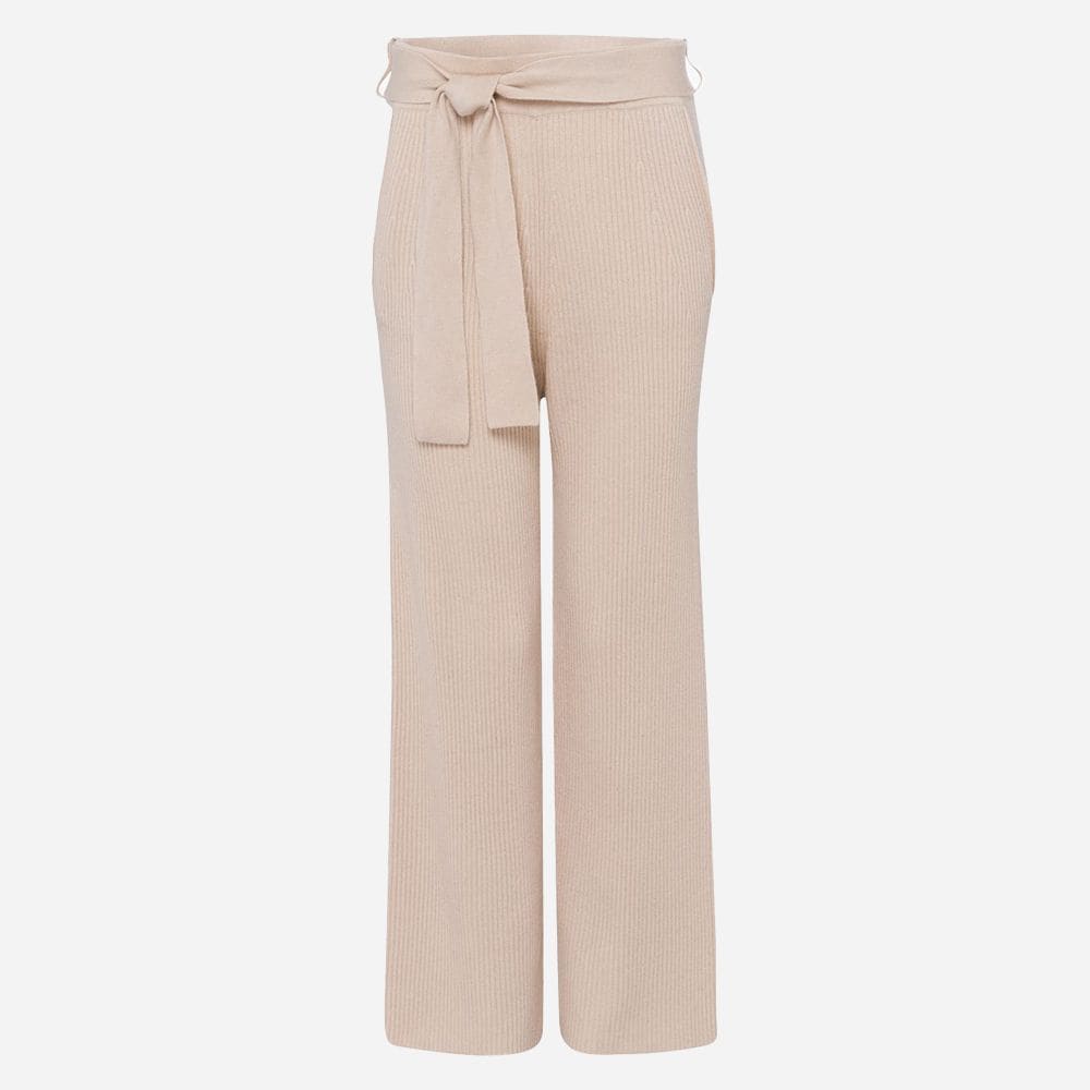 Trousers Wide Oatmeal