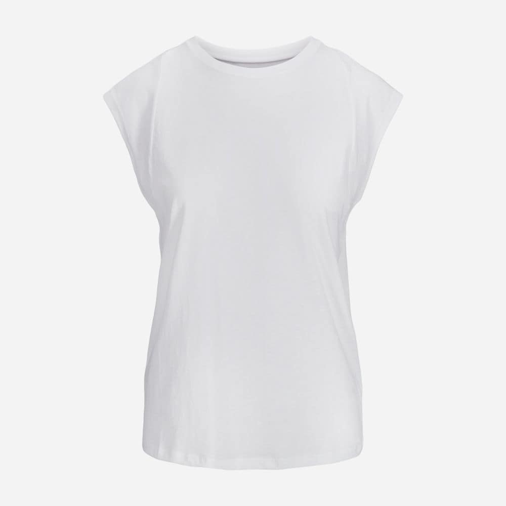 Le Mid Rise Muscle Tee Blanc