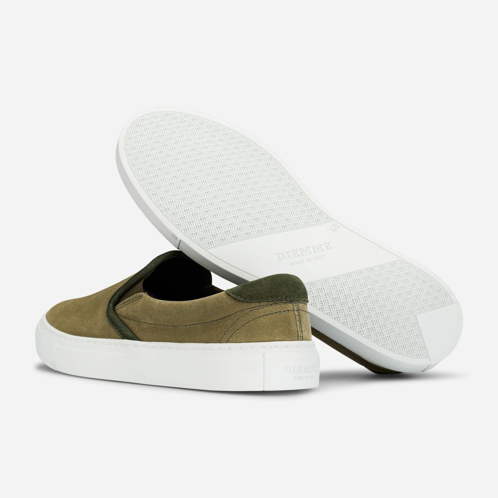 Garda Olive Suede