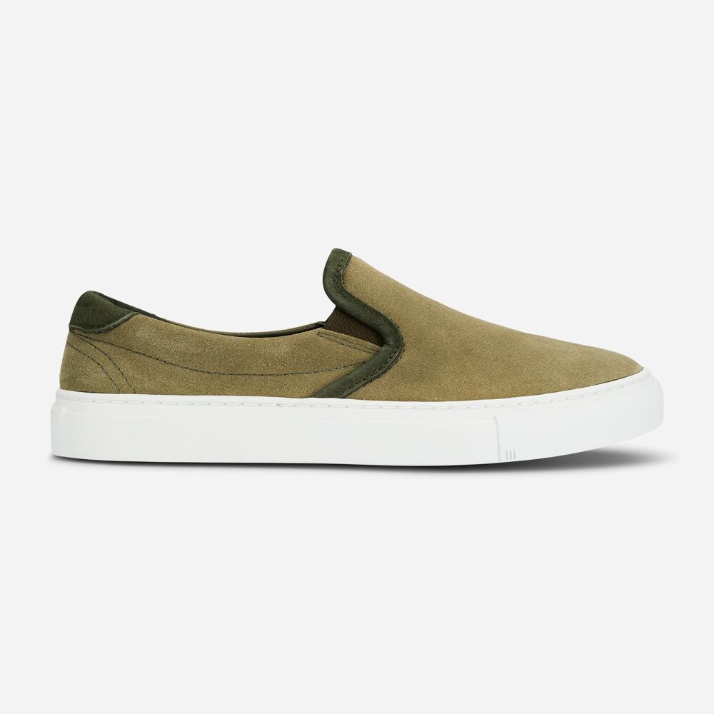 Garda Olive Suede