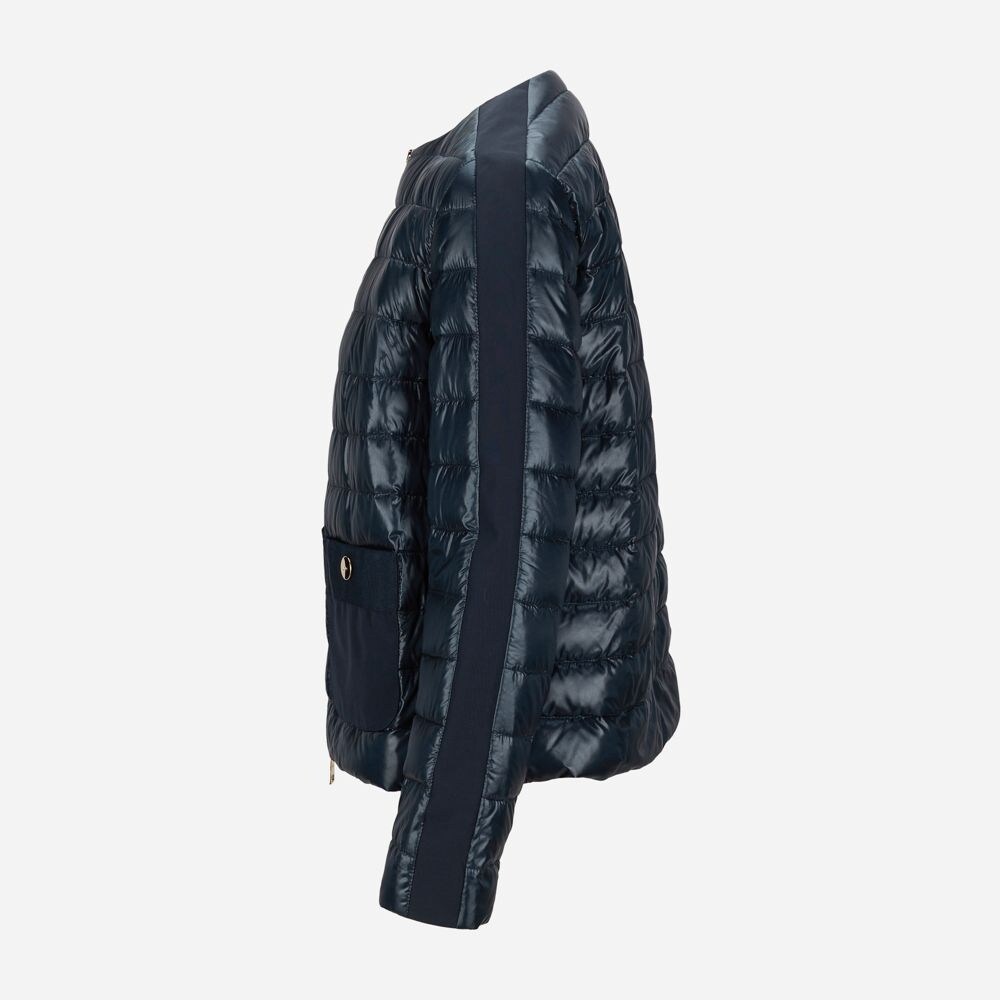 Woman`S Woven Jacket 9200 Blue
