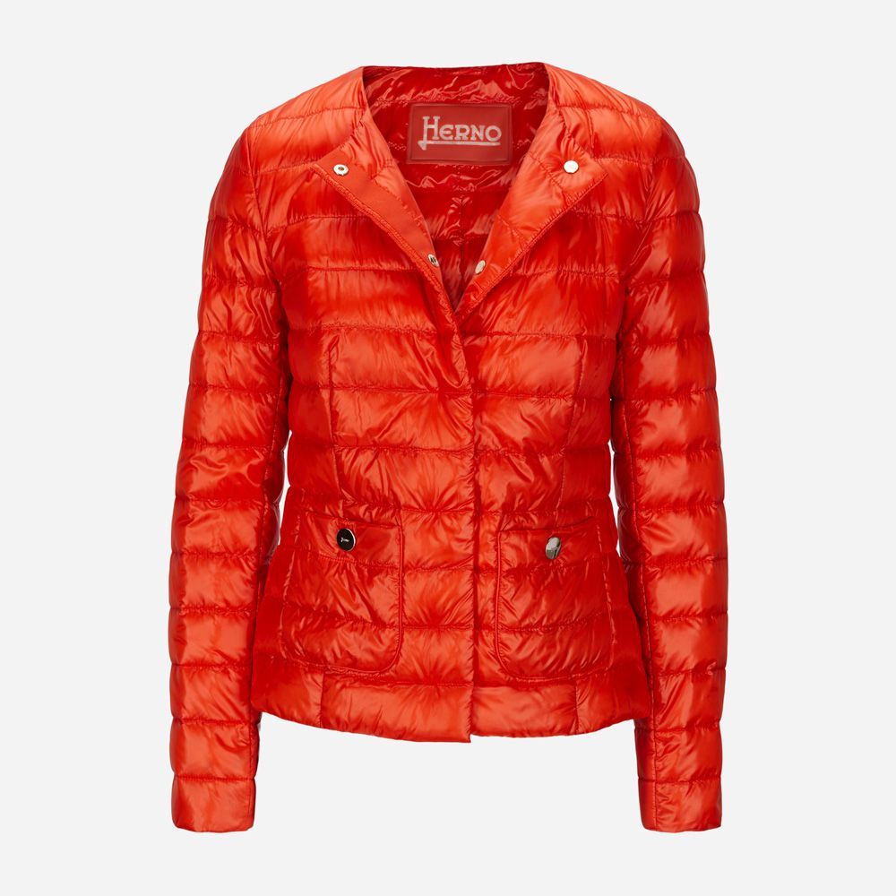 Woman`S Woven Jacket Orange