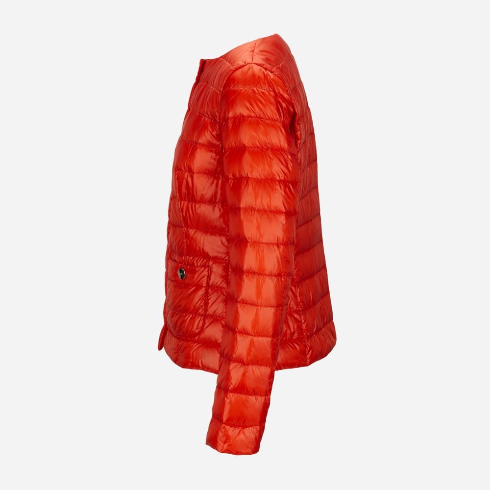 Woman`S Woven Jacket Orange