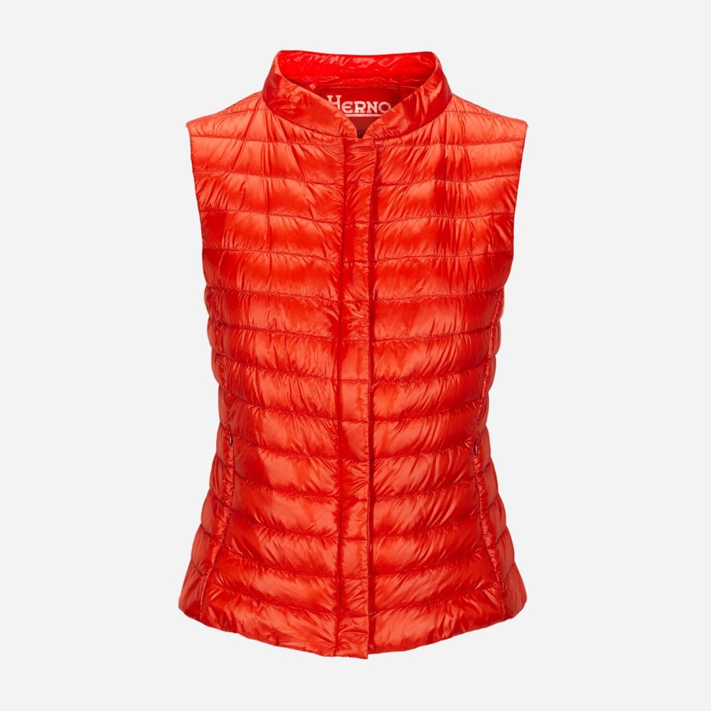 Woman'S Woven Vest Orange