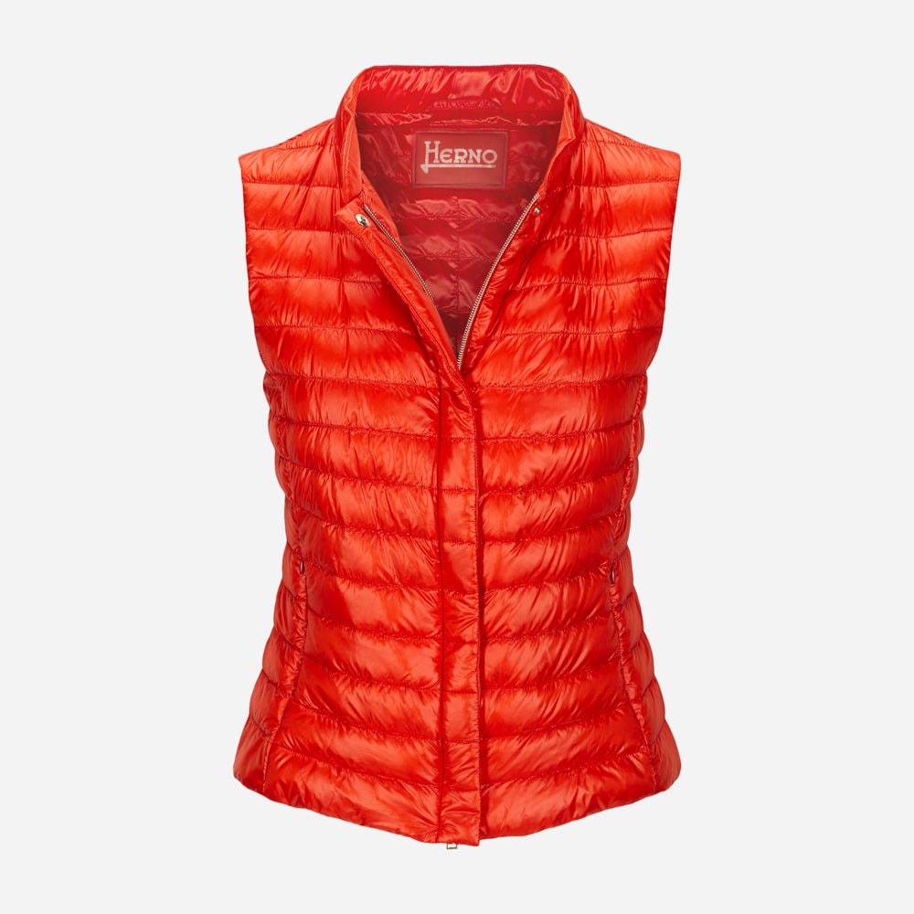 Woman'S Woven Vest Orange