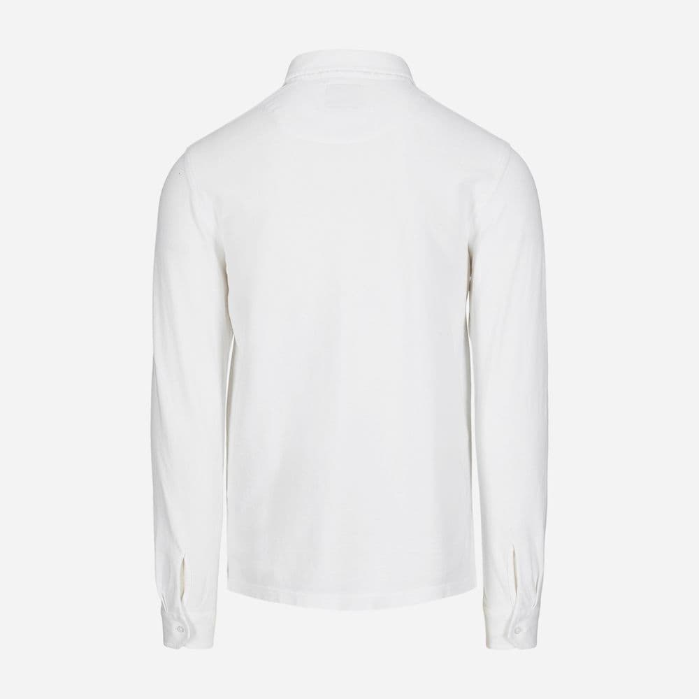 Cris Polo Long Sleeve - White